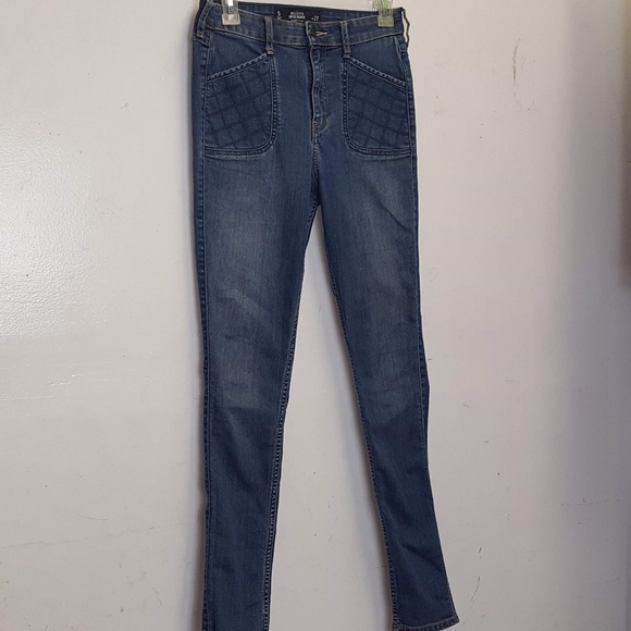 Hollister Denim - Super Skinny High waisted blue Jeans